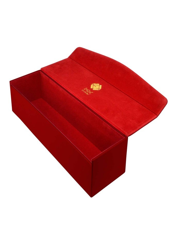 Dex Protection Supreme One Row Deck Box | 1,000 Card Capacity | Suede Lined Interior | Wood Exterior - Image 1